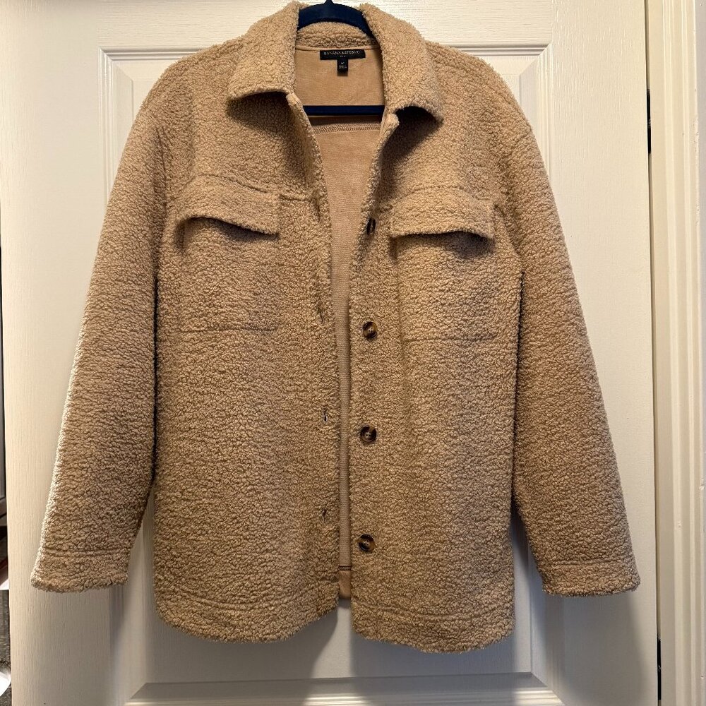 Banana Republic Factory Sherpa Shacket